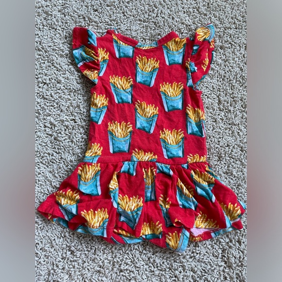 Posh Peanut Red French Fry twirl dress - Picture 4 of 5